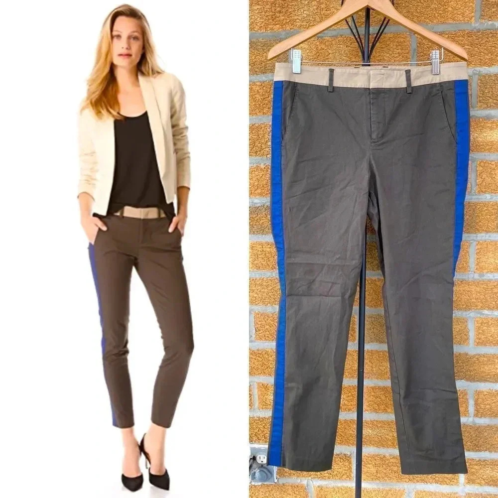 Vince tricolor strapping pants 12